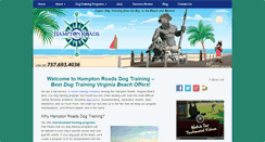 Desktop Screenshot of hamptonroadsdogtraining.com